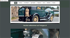 Desktop Screenshot of holzgas.ch